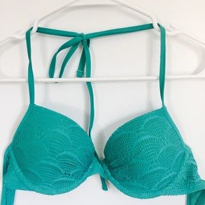Aerie Turquoise Bikini Top Bridget 34B